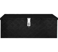 vidaXL Boîte de rangement noire 80x39x30 cm aluminium