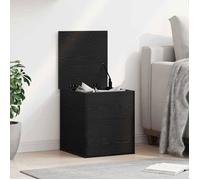 VIDAXL Boîte de rangement rectangulaire chêne noir 40 x 42 x 46 cm - Bois d'ingénierie