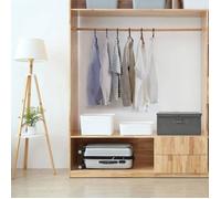 vidaXL Boîte de rangement Tissu 50x30x25 cm Anthracite 332912