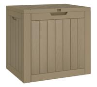 Vidaxl Boîte De Stockage De Jardin Gris 55,5x43x53 Cm Polypropylène