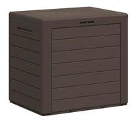 vidaXL Boîte de stockage de jardin Marron 58,5x46x55 cm Polypropylène