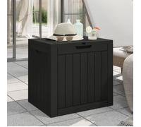 Boîte De Stockage De Jardin Noir 55,5x43x53 Cm Polypropylène Vidaxl Vidaxl Noir