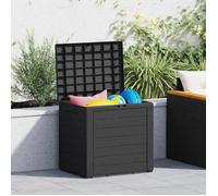 vidaXL Boîte de stockage jardin Anthracite 58,5x46x55 cm Polypropylène 152195