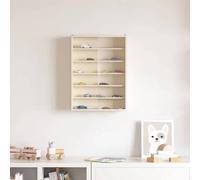 vidaXL Boîte d'Exposition en Bois Marron 40 x 8,5 x 54 cm Contreplaqué