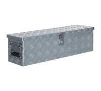 vidaXL Boîte en aluminium 80,5 x 22 x 22 cm Argenté