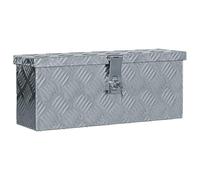 vidaXL Boîte en Aluminium Argenté Chariot à Outils Caisse à Outils Atelier