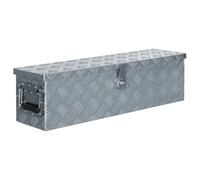 Boîte en aluminium 80,5 x 22 x 22 cm Argenté