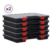 Boîtes d'assortiment 10 pcs 40x30x5 cm Polypropylène 3106445