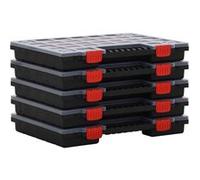 Boîtes d'assortiment 5 pcs 40x30x5 cm Polypropylène 152095