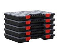vidaXL Boîtes d'assortiment 5 pcs 40x30x5 cm Polypropylène 152096