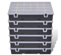 vidaXL Boîtes d'assortiment 6 pcs.