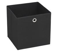 vidaXL Boîtes de rangement 10 pcs. Non tissé 32 x 32 x 32 cm Noir