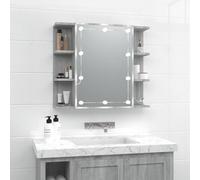 vidaXL Boîtes de rangement avec couvercles 10 pcs 28x28x28 cm Gris Gris