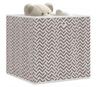 vidaXL Boîtes de rangement pliables 10 pcs 32x32x32 cm tissu intissé