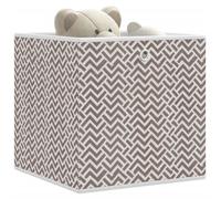 vidaXL Boîtes de rangement pliables 10 pcs 32x32x32 cm tissu intissé