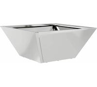 vidaXL Bol de jardin Planteur Argent 35 x 35 x 15 cm