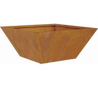 vidaXL Bol de jardin Planteur Rouillé 35 x 35 x 15 cm