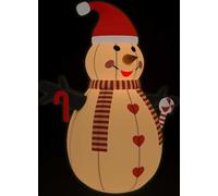 vidaXL Bonhomme de neige gonflable avec LED 250 cm