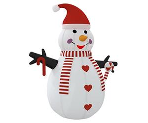 vidaXL Bonhomme de Neige Gonflable avec LED 250 cm