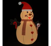 vidaXL Bonhomme de neige gonflable avec LED 300 cm