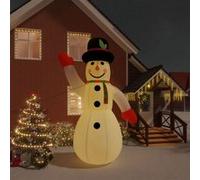 vidaXL Bonhomme de neige gonflable avec LED 455 cm