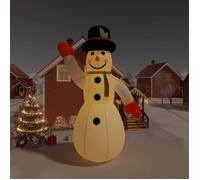 vidaXL Bonhomme de neige gonflable de Noël avec LED 805 cm 345281