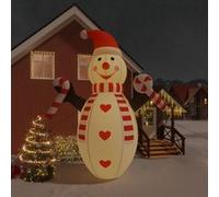Bonhomme de Neige Gonflable de Noël avec LED Décoration Multi-taille vidaXL