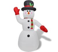 vidaXL Bonhomme de Neige Gonflable Decoration de Noël Salon Maison Jardin 242357