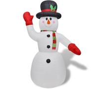 vidaXL Bonhomme de Neige Gonflable Decoration de Noël Salon Maison Jardin 242357