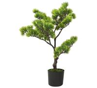 vidaXL Bonsaï de pin artificiel avec pot 60 cm Vert Vert