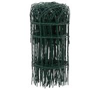 vidaXL Bordure de Jardin 25x0,4 m Vert Fer Clôture Bordure de Jardin Pelouse