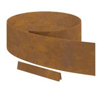 vidaXL Bordure de Jardin en Acier Corten Marron Rouillé 450 x 20 cm. Inclut : 1 pièce. Ensemble facile à assembler avec un marteau et des ciseaux. Construction durable pour les terrasses et jardins. I