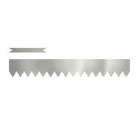 bordures de pelouse vidaXL 20 pcs 100x0,5x15 cm Acier galvanisé