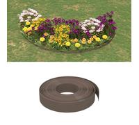 vidaXL Bordure de jardin marron 10 m 10 cm polyéthylène 154395