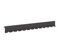 vidaXL Bordure de Pelouse 10 pc 102 x 10 x 4 cm Acier Noir