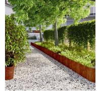 vidaXL Bordures de pelouse 821896 – 10 pcs 25 x 103 cm acier corten flexible