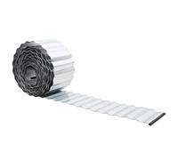 vidaxl Bordure de Pelouse 20 m x 10 cm Acier galvanisé Argenté