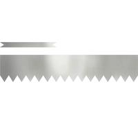 vidaXL Bordure de pelouse 20 pcs Argent 100 x 0.5 x 20 cm Acier galvanisé