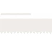 vidaXL Bordure de pelouse 20 pcs Blanc 100 x 0,5 x 30 cm Acier