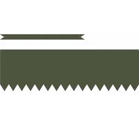 vidaXL Bordure de pelouse 20 pcs vert olive 100 x 0,5 x 30 cm acier