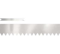 vidaXL Bordure de pelouse 30 pcs argent 100 x 0.5 x 20 cm acier inoxydable