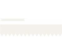 vidaXL Bordure de pelouse 30 pcs Blanc 100 x 0.5 x 20 cm Acier