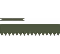 vidaXL Bordure de pelouse 30 pcs vert olive 100 x 0.5 x 20 cm acier