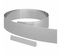 vidaXL Bordure de Pelouse 4 pcs Argent 450 x 0,05 x 15 cm, Jardin et terrasse, Bordures Modernes pour espaces extérieurs, clôture pour Plantes, Style élégant de Jardin, décor de Paysage