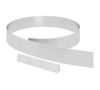 vidaXL Bordure de Pelouse 4 pcs Argent 450 x 0,05 x 15 cm, Jardin et terrasse, Bordures Modernes pour espaces extérieurs, clôture pour Plantes, Style élégant de Jardin, décor de Paysage