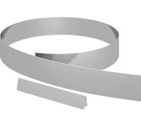 vidaXL Bordure de pelouse 4 pcs Argent 450 x 10 cm Acier galvanisé