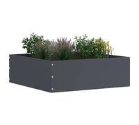 vidaXL Bordure de Pelouse 6 pcs Anthracite 40 x 40 x 13 cm Acier, Jardin et Terrasse, Bordure Métallique Moderne, Séparateur de Paysage, Barrière de Pelouse, Installation Durabile DIY