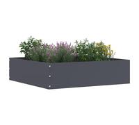 Vidaxl Bordure De Pelouse Anthracite 50 X 50 X 13 Cm Acier