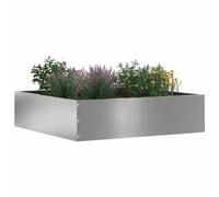 Vidaxl Bordure De Pelouse Argent 50 X 50 X 13 Cm Acier Galvanisé