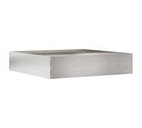 Vidaxl Bordure De Pelouse Argent 60 X 60 X 13 Cm Acier Inoxydable